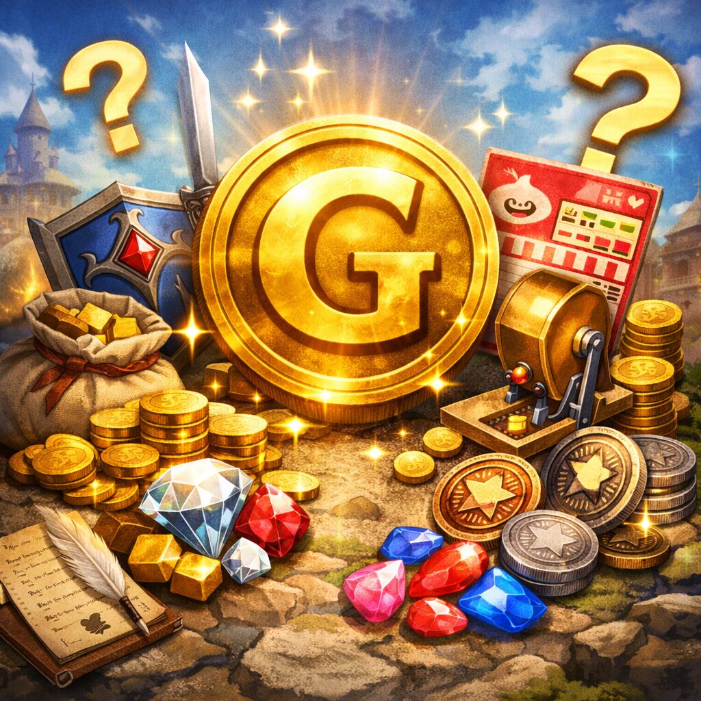 ドラクエ通貨の疑問解決：Gとは何か、換金と券コインの使い道
